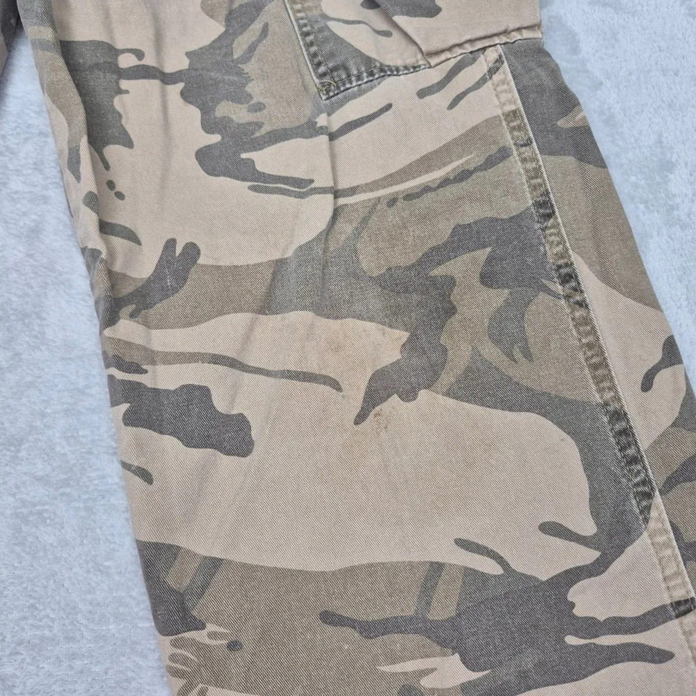 Wrangler Authentic Issue Mens 36x30 Desert Camo Cargo Pants 70LEWCG Cotton
